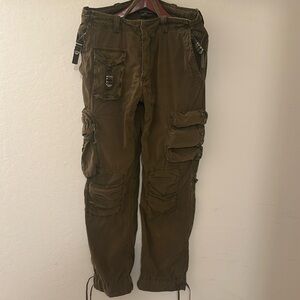 Polo Ralph Lauren Vintage Tactical Cargo Pants Sz 34 waist